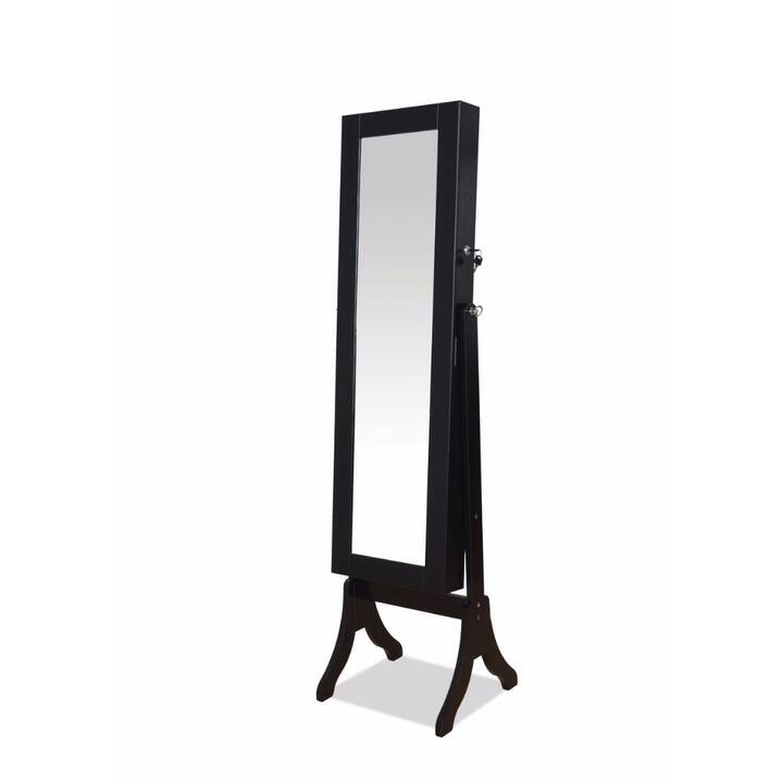 Elegant Jewelry Armoire, Black