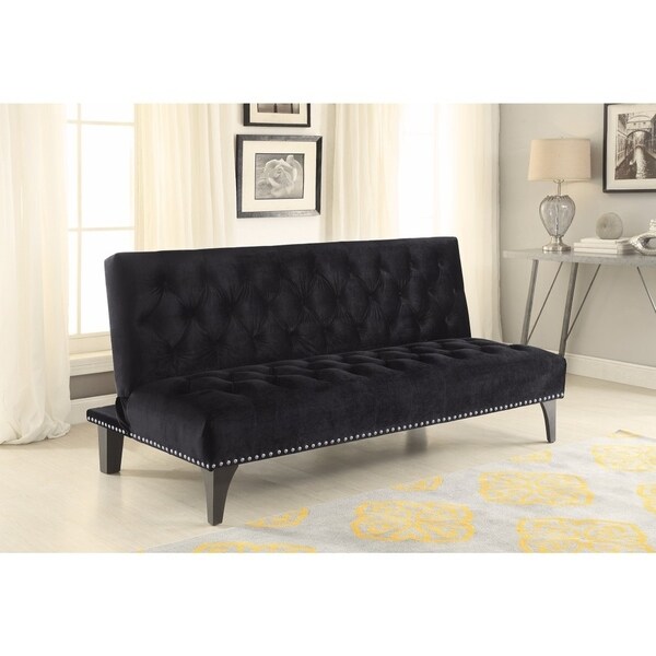 Traditional Style Sofa Bed Black Free Shipping Today Traditional Style Sofa Bed Black