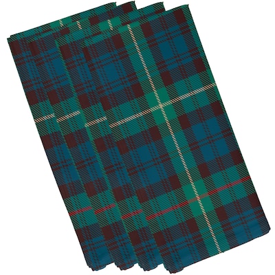 Tartan Plaid 22 Inch Holiday Print Napkin (Set of 4)