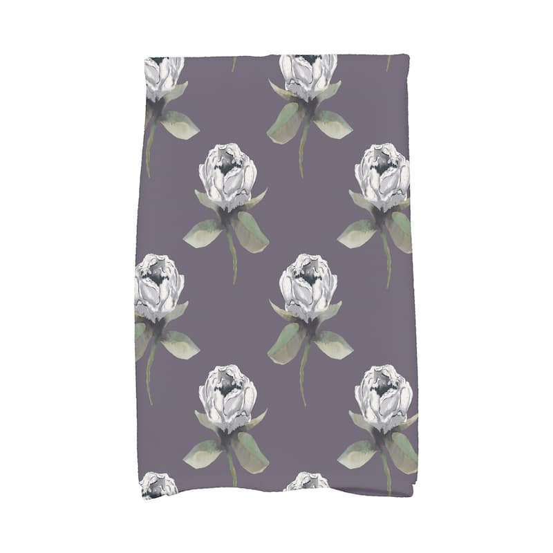 Floral Bunch 18 x 30 Inch Floral Print Kitchen Towel - Green