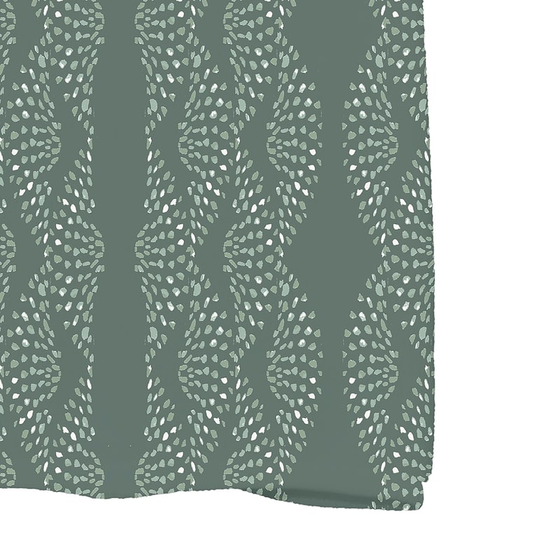 Dotted Décor 18 x 30 Inch Stripe Print Kitchen Towel