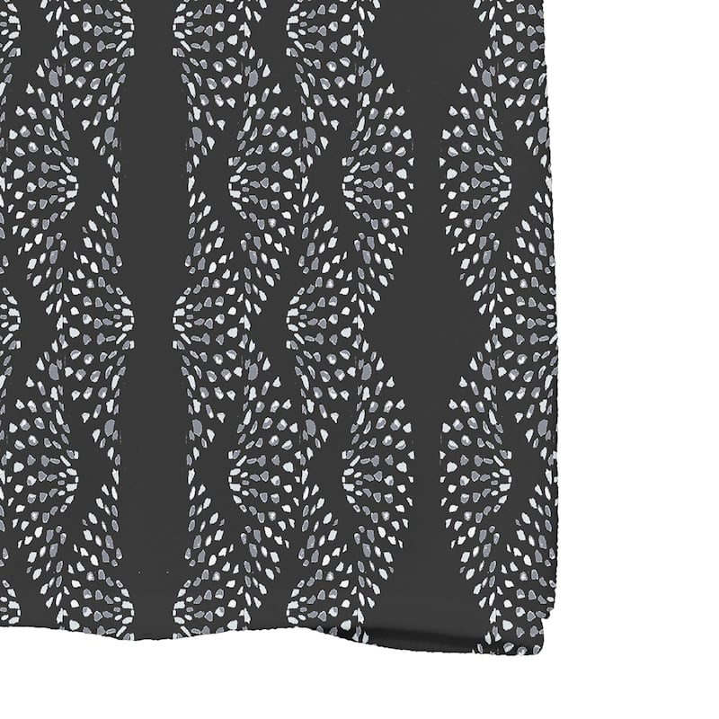 Dotted Décor 18 x 30 Inch Stripe Print Kitchen Towel