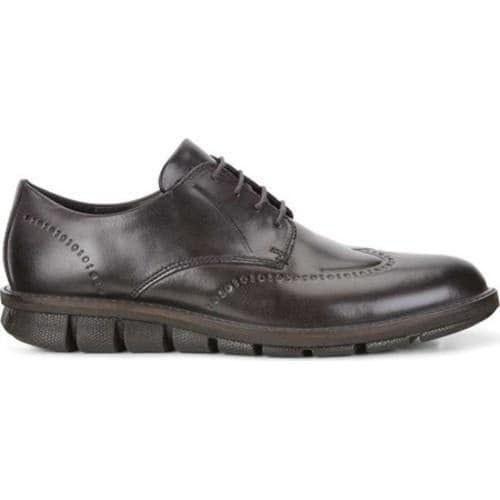ECCO Jeremy Tie Brogue Moonless Leather 