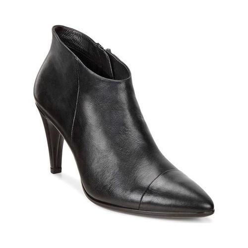 low cut ankle boots black