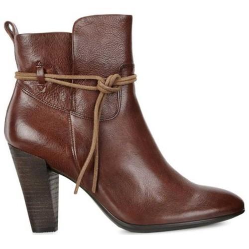 Ankle Boot Cognac Cow Leather 