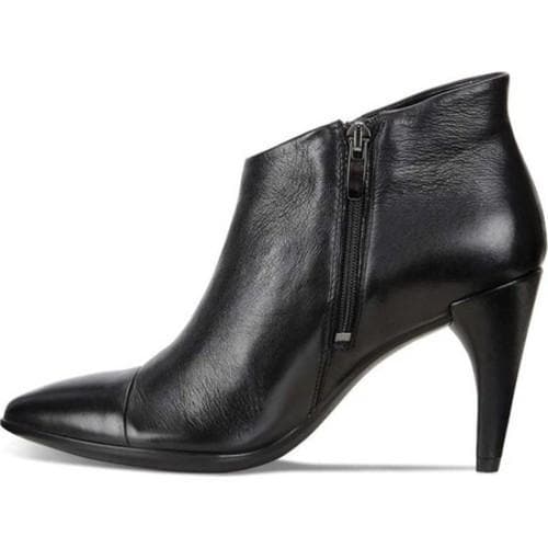 Low Cut Ankle Boot Black Calf Leather 