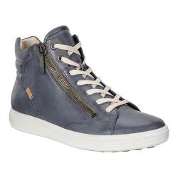 ecco leather high top sneakers