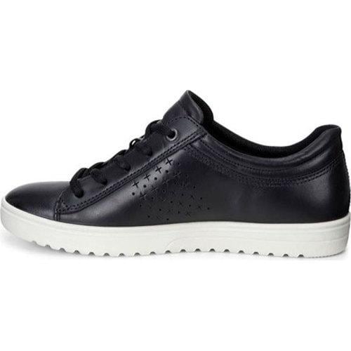 ECCO Fara Tie Sneaker Black Leather 