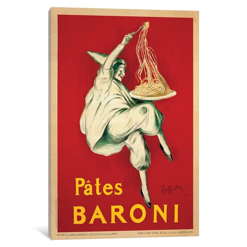 iCanvas "Pates Baroni, 1921" by Leonetto Cappiello Canvas Print