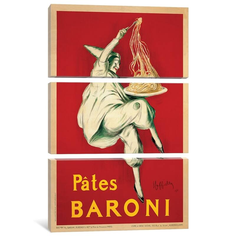 iCanvas "Pates Baroni, 1921" by Leonetto Cappiello Canvas Print