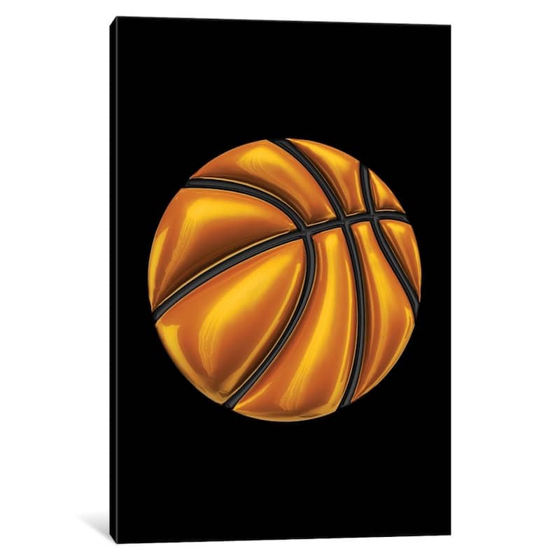 iCanvas "Basketball" by Octavian Mielu Canvas Print