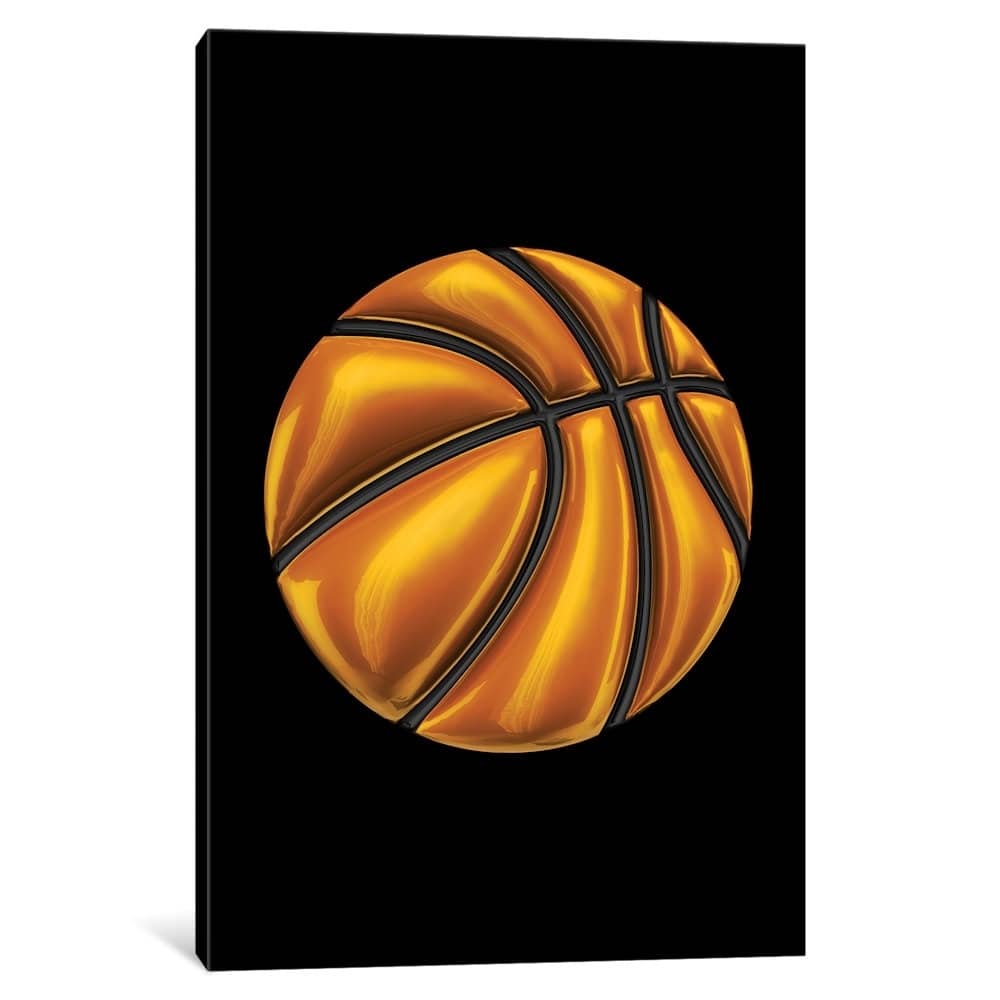 iCanvas "Basketball" by Octavian Mielu Canvas Print
