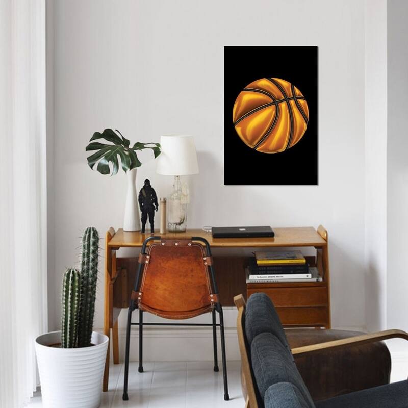 iCanvas "Basketball" by Octavian Mielu Canvas Print