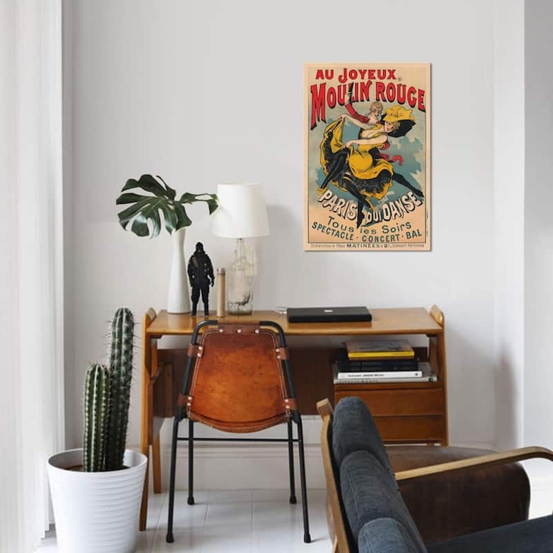 iCanvas "Au Joyeux Moulin Rouge" by Alfred Choubrac Canvas Print