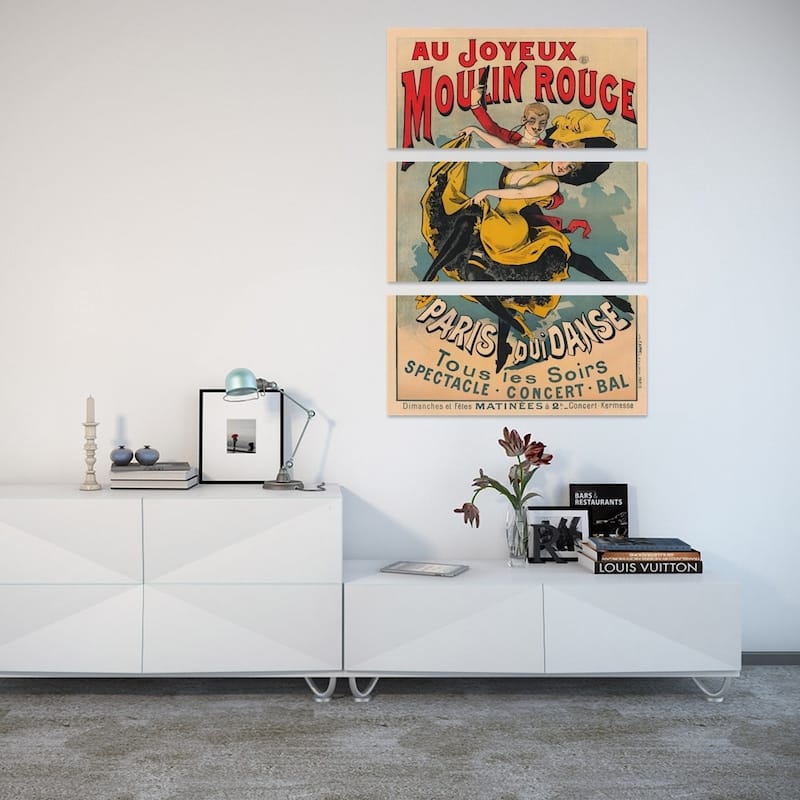 iCanvas "Au Joyeux Moulin Rouge" by Alfred Choubrac Canvas Print