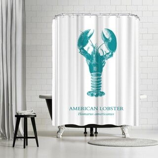 Shop Americanflat Lobster Shower Curtain Free Shipping Today