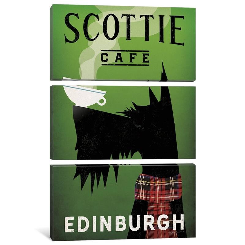 iCanvas "Scottie Cafe" by Ryan Fowler Canvas Print