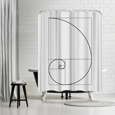 Americanflat 'Fibonacci' - Shower Curtain
