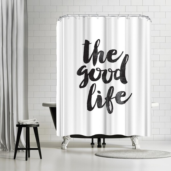 Shop Americanflat The Good Life Shower Curtain Ships To Canada