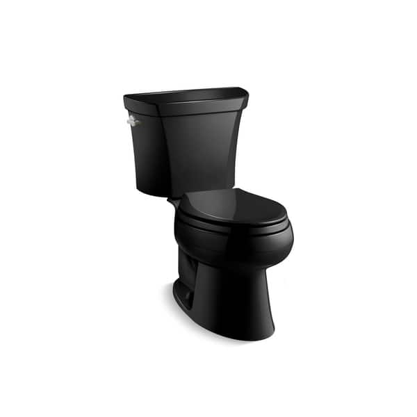 Kohler Wellworth TwoPiece Elongated DualFlush Toilet with LeftHand