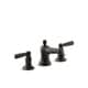 preview thumbnail 1 of 3, Kohler Bancroft Widespread Bathroom Sink Faucet with Metal Lever Handles Vibrant Brushed Bronze