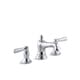 preview thumbnail 5 of 3, Kohler Bancroft Widespread Bathroom Sink Faucet with Metal Lever Handles Vibrant Brushed Bronze Polished/Chrome Finish