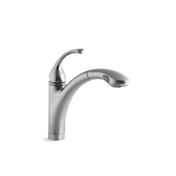 Shop Kohler Forte Single Hole Or 3 Hole Kitchen Sink Faucet With