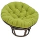 preview thumbnail 27 of 25, Bali 42-inch Rattan Papasan Chair with Twill Cushion Mojito Lime