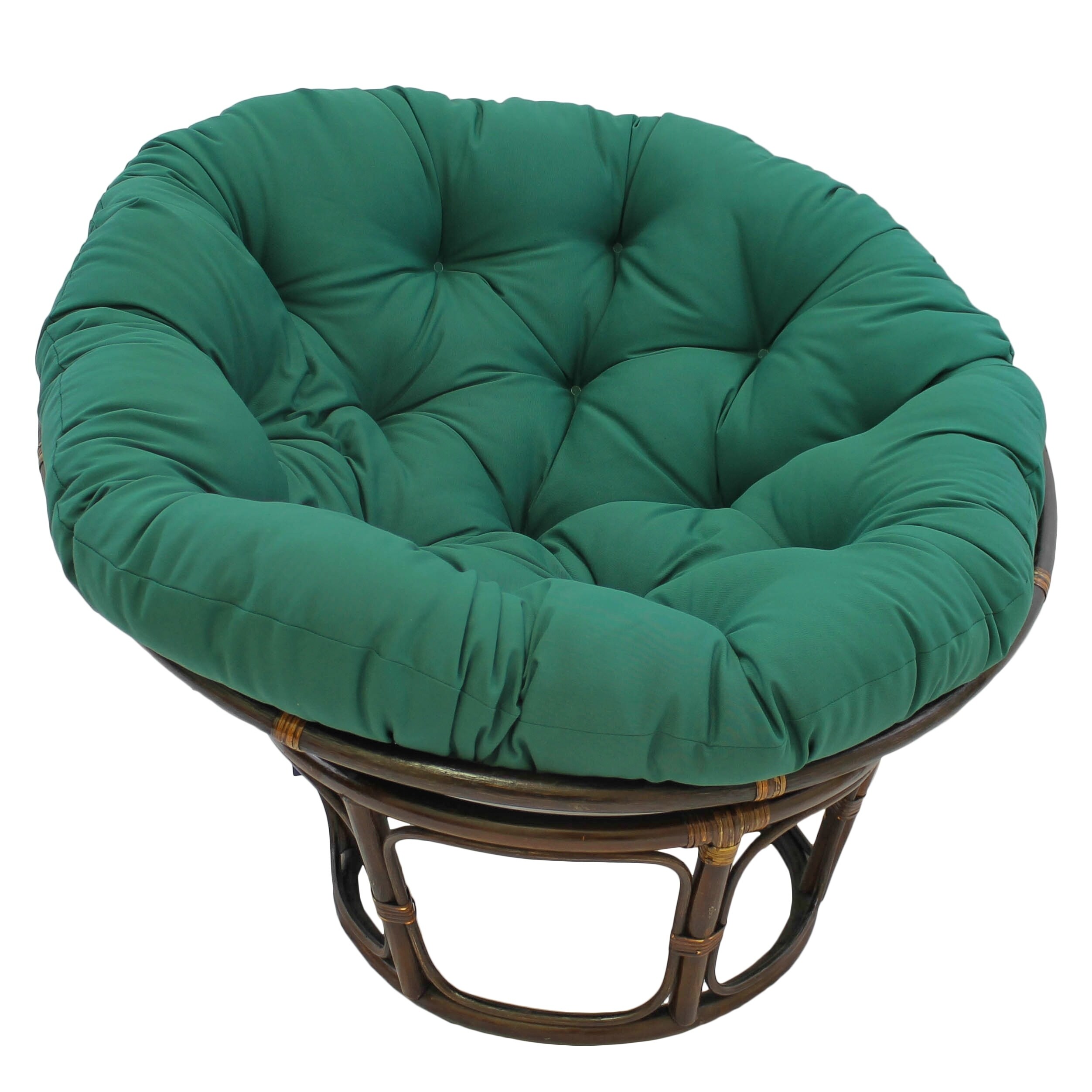 international caravan bali papasan chair with solid cushion