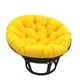 preview thumbnail 26 of 25, Bali 42-inch Rattan Papasan Chair with Twill Cushion Sunset