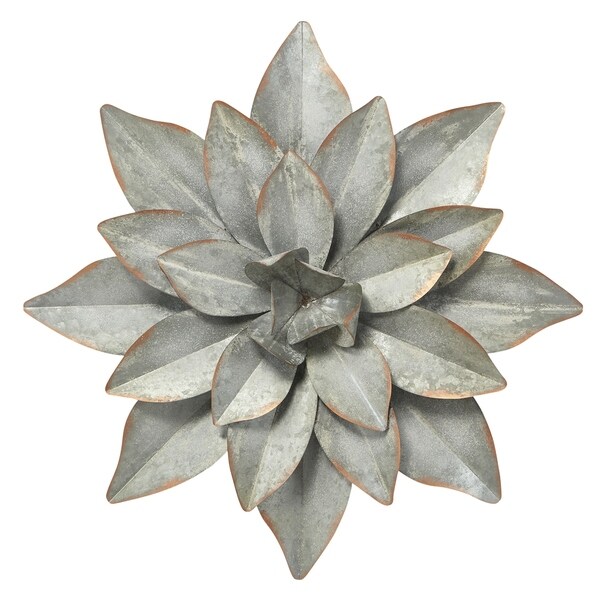 Shop Phenomenal Metal Flower Wall Decor, Silver - On Sale - Free