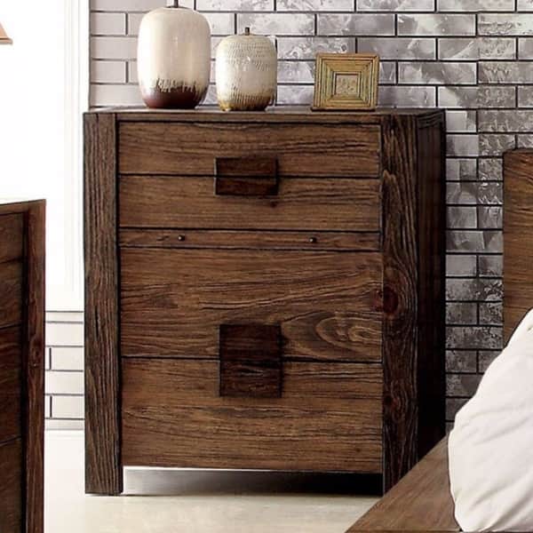 Shop Wooden Chest With Pull Out Tray Rustic Natural Brown Free