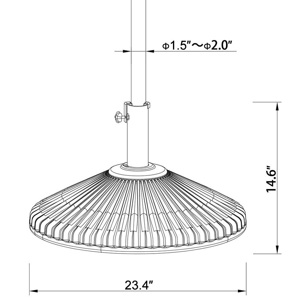 abba umbrella base