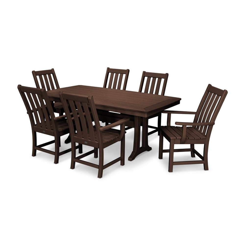 polywood nautical 7 piece dining set