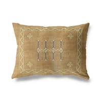 Amulet Kilim Sand Lumbar Pillow By Becky Bailey