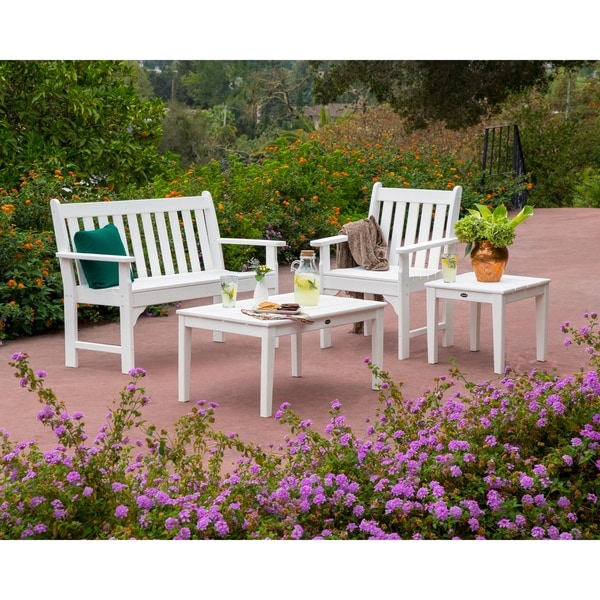 garden bench and chair set