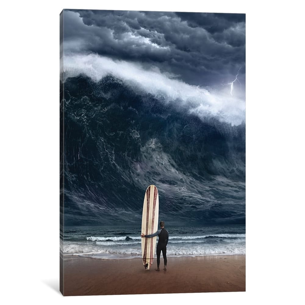 iCanvas "Surf Cataclysm" by Evgenij Soloviev Canvas Print