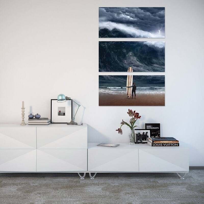 iCanvas "Surf Cataclysm" by Evgenij Soloviev Canvas Print