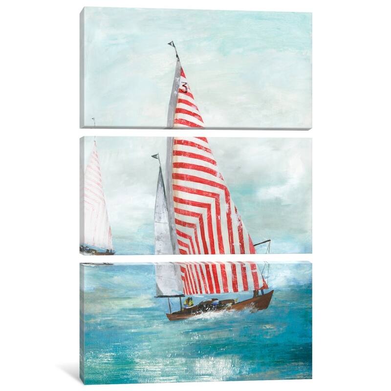 iCanvas "Red Sails" by Allison Pearce Canvas Print