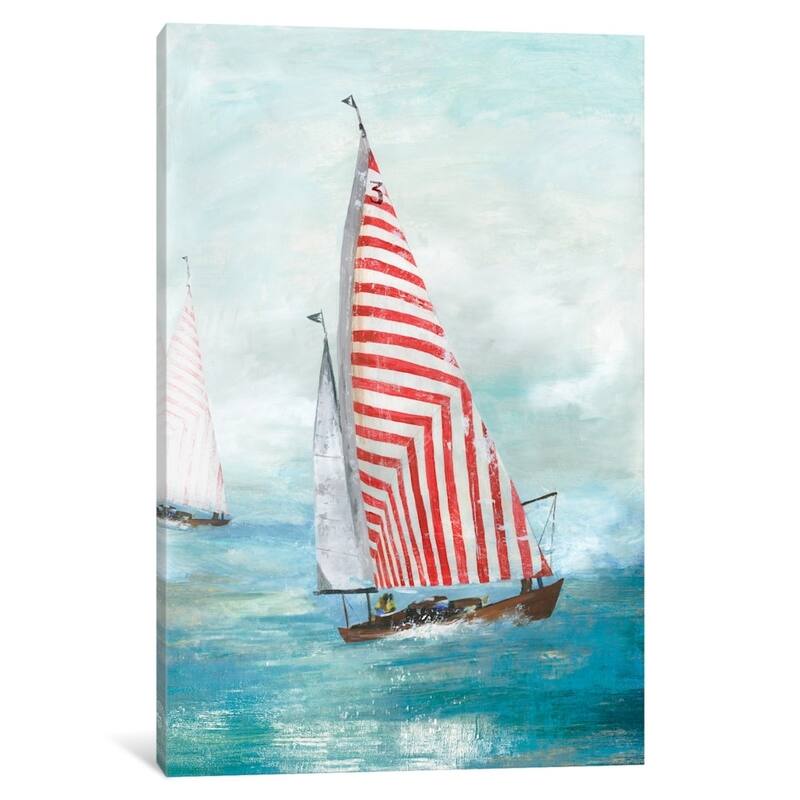 iCanvas "Red Sails" by Allison Pearce Canvas Print