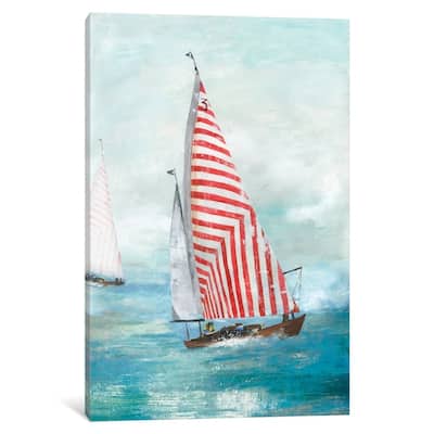 iCanvas "Red Sails" by Allison Pearce Canvas Print