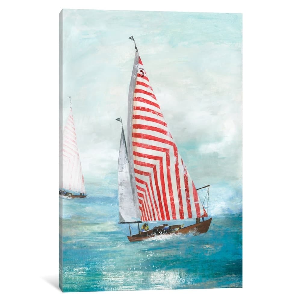 iCanvas "Red Sails" by Allison Pearce Canvas Print