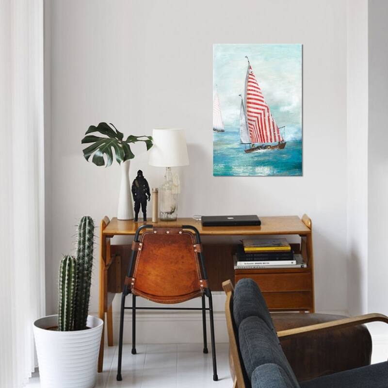 iCanvas "Red Sails" by Allison Pearce Canvas Print
