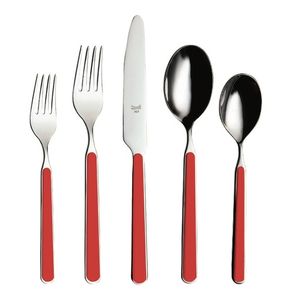 Fantasia Coral 5-piece Stainless Steel Flatware Set. Opens flyout.