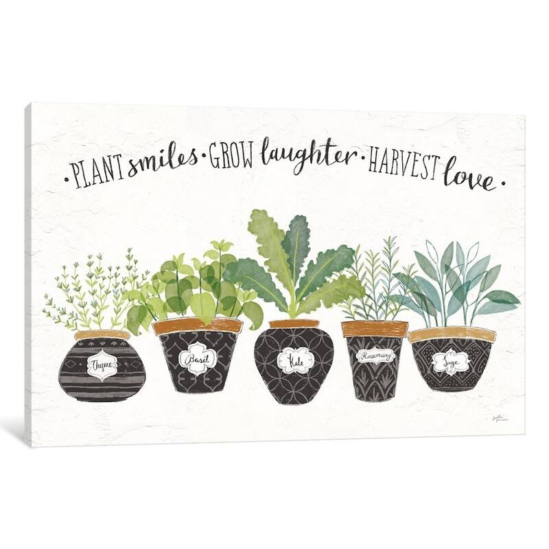 iCanvas "Fine Herbs I" by Janelle Penner Canvas Print