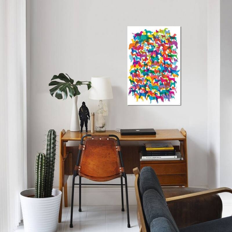 iCanvas "Dogs I" by Yoni Alter Canvas Print