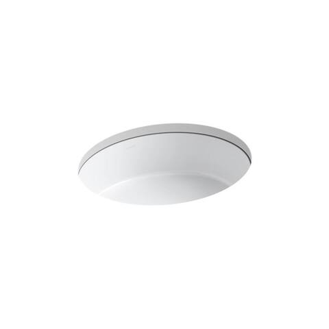 Kohler Verticyl® Oval Undermount Bathroom Sink White (K-2881-0)