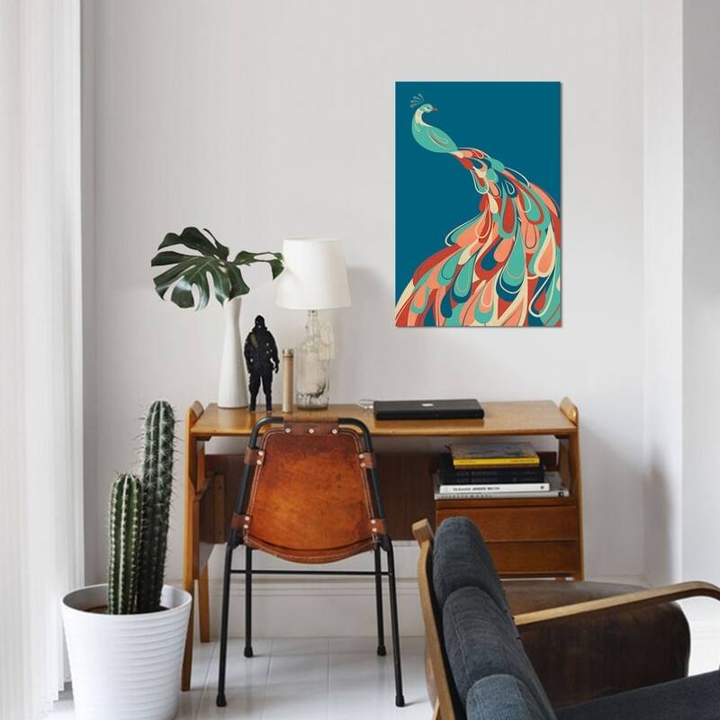 iCanvas "Peacock" by Jay Fleck Canvas Print