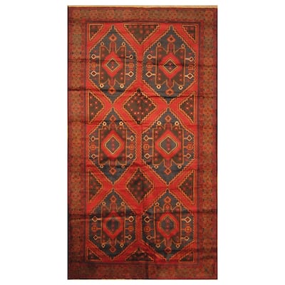 Handmade One-of-a-Kind Balouchi Wool Rug (Afghanistan) - 6' x 10'10