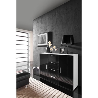 Overstock UNI Sideboard (White/Black)